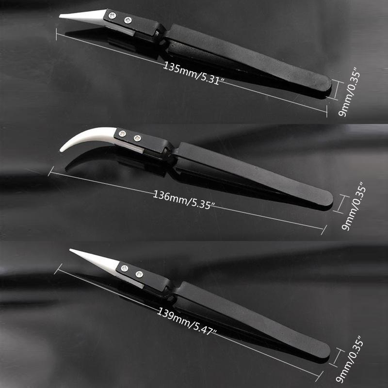 3 ชิ้น/เซ็ต แหนบเซรามิกทนความร - Soldering Iron Kit บทวิจารณ์และราคา