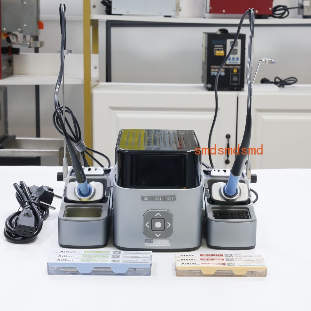 สถานีบัดกรีอัจฉริยะแบบสองช่องส - Soldering Iron Kit บทวิจารณ์และราคา