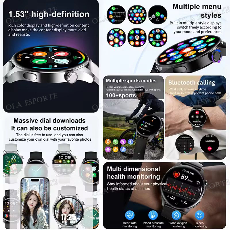 สมาร์ทวอทช์รุ่นใหม่สำหรับผู้ชา - Diy Electronics Audio บทวิจารณ์และราคา