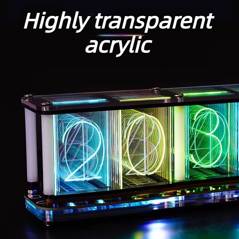 ชุดนาฬิกาหลอดเรืองแสง DIY นาฬิ - Diy Electronics Table บทวิจารณ์และราคา