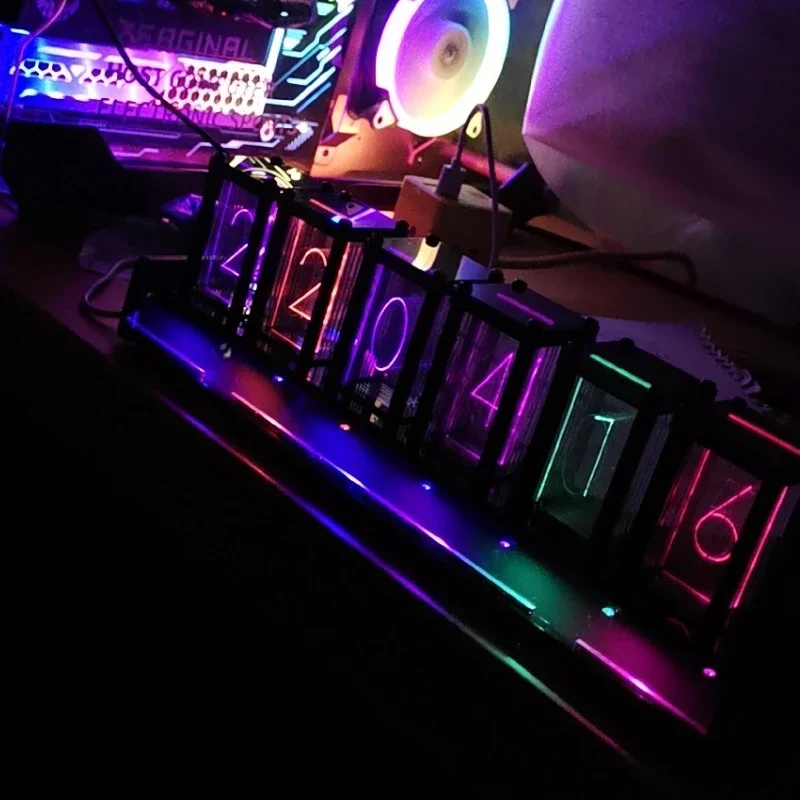 นาฬิกาตั้งโต๊ะ LED แบบดิจิทัลเ - Diy Electronics Table บทวิจารณ์และราคา