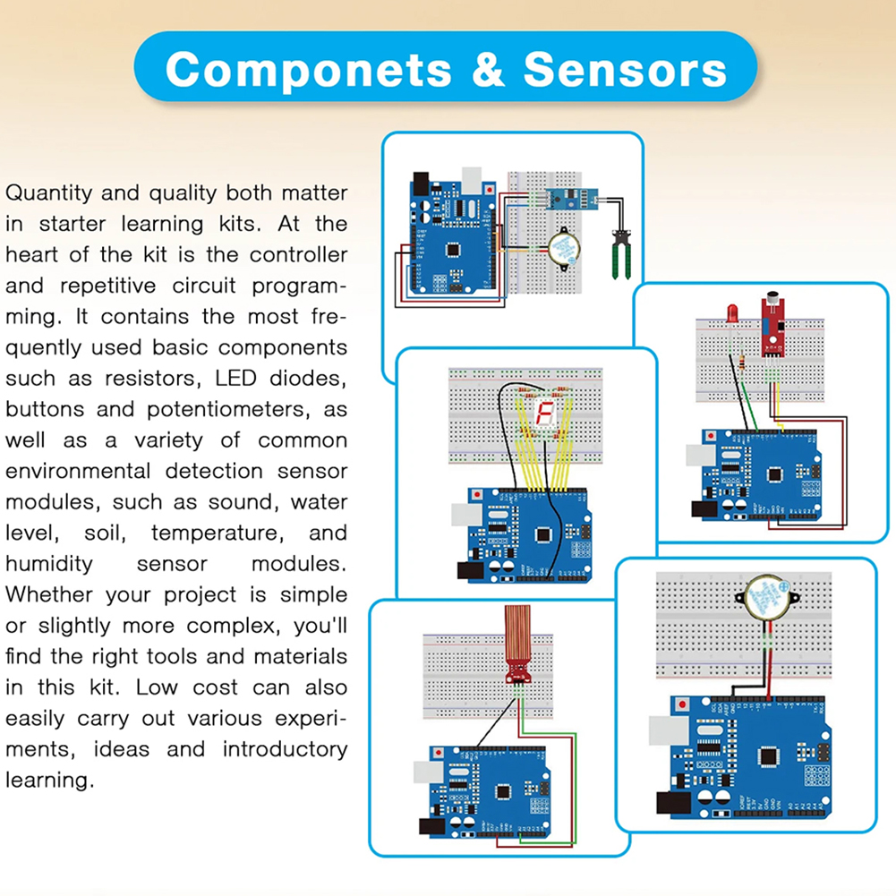 ชุดอุปกรณ์ DIY อิเล็กทรอนิกส์  - Diy Electronics Basics บทวิจารณ์และราคา