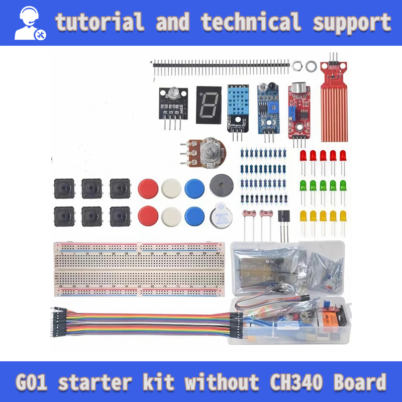 ชุดสตาร์ตเตอร์พื้นฐานสำหรับโคร - Diy Electronics Basics บทวิจารณ์และราคา