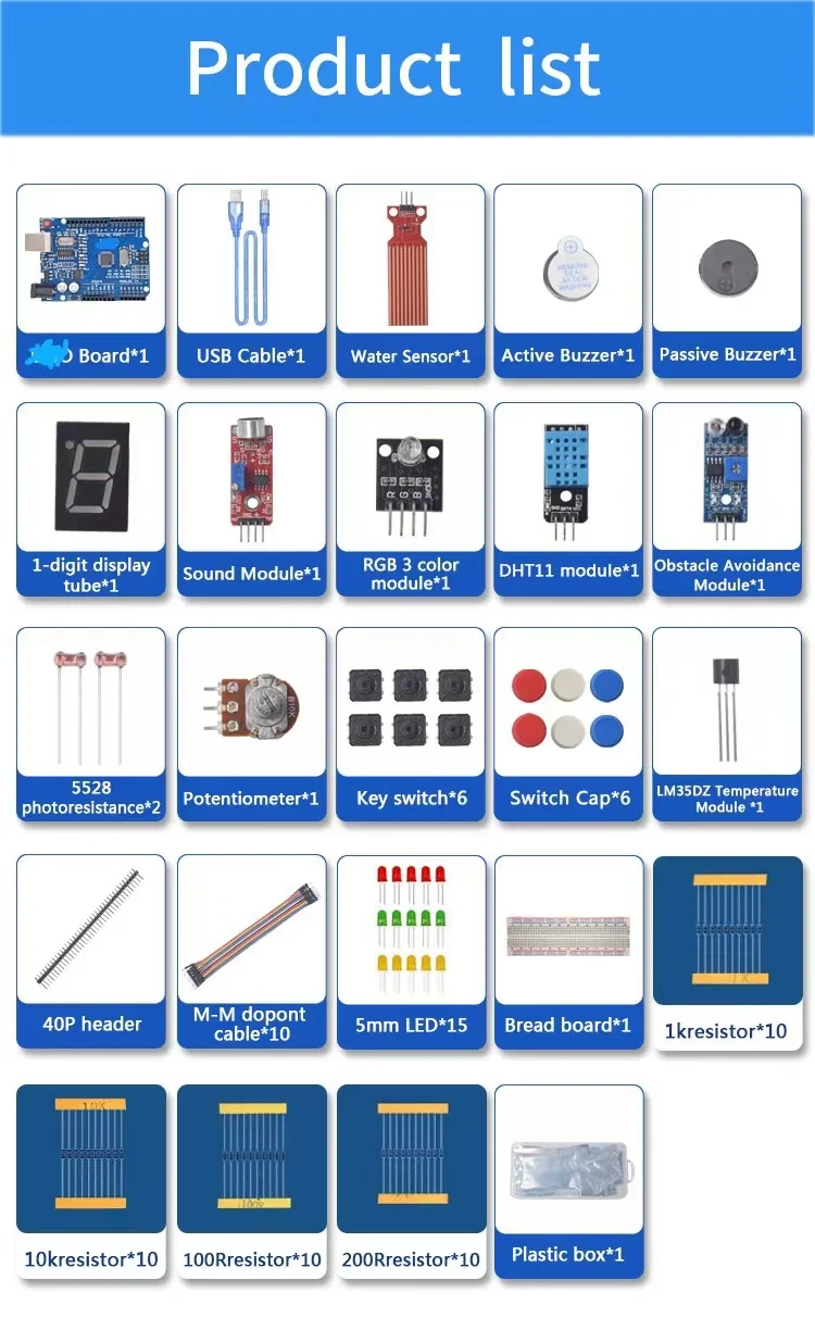 ชุดสตาร์ตเตอร์พื้นฐานสำหรับโคร - Diy Electronics Basics บทวิจารณ์และราคา