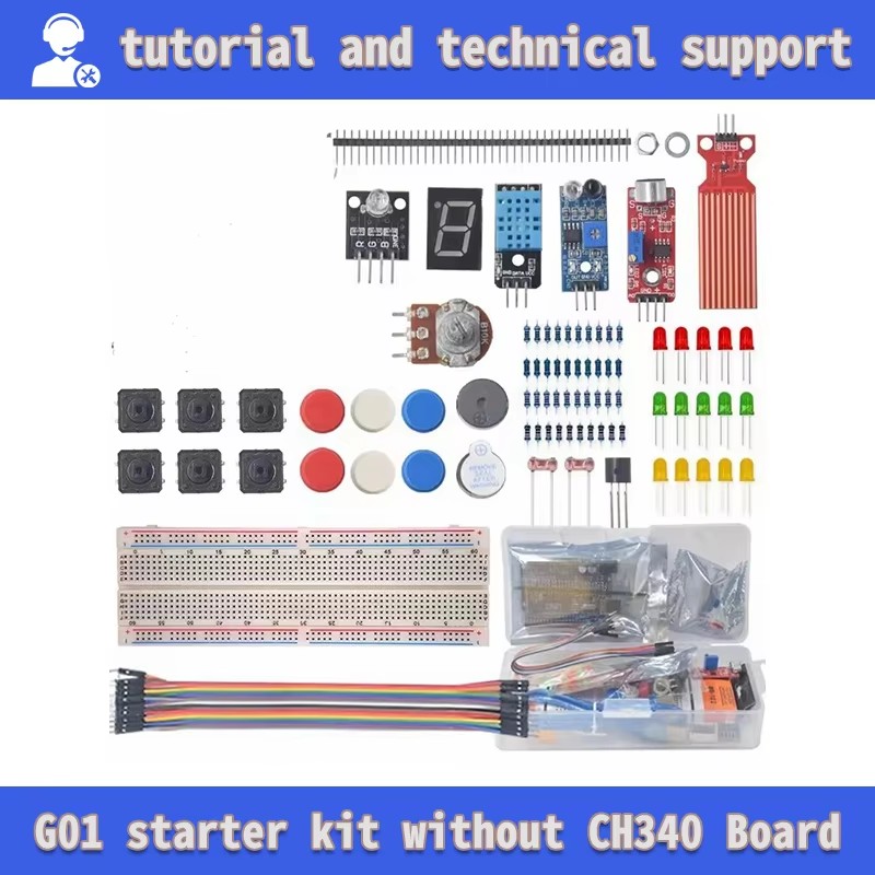 ชุดสตาร์ตเตอร์พื้นฐานสำหรับโคร - Diy Electronics Basics บทวิจารณ์และราคา