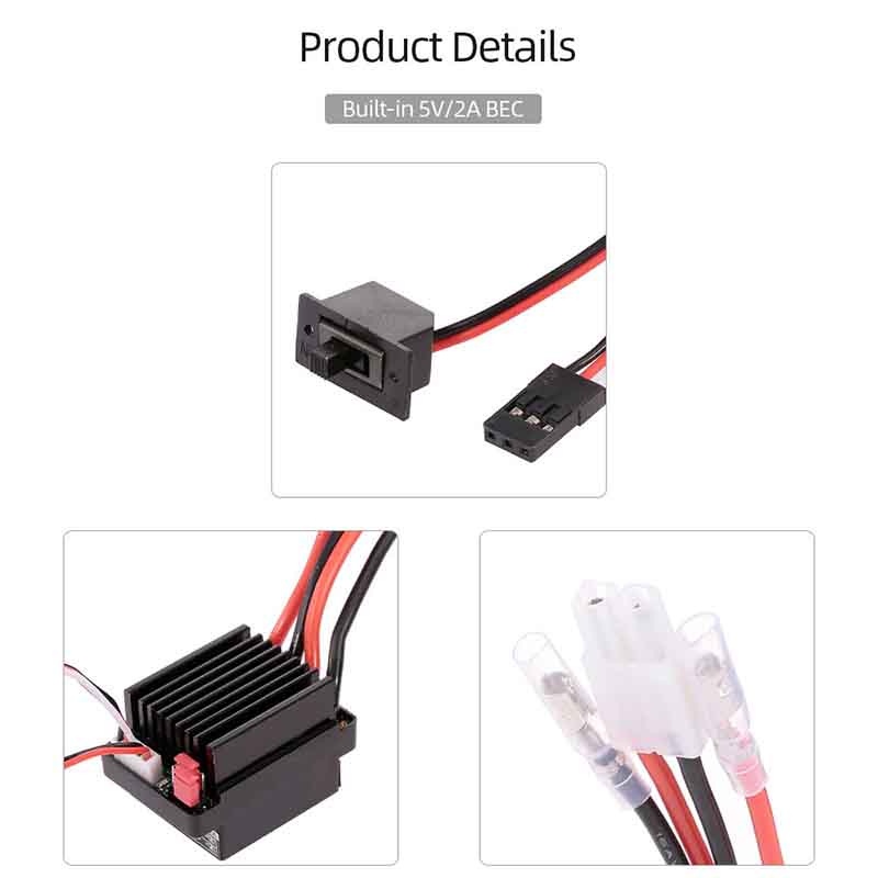 NEEBRC 320A Brushed ESC 60A ตั - Diy Electronics Motor บทวิจารณ์และราคา