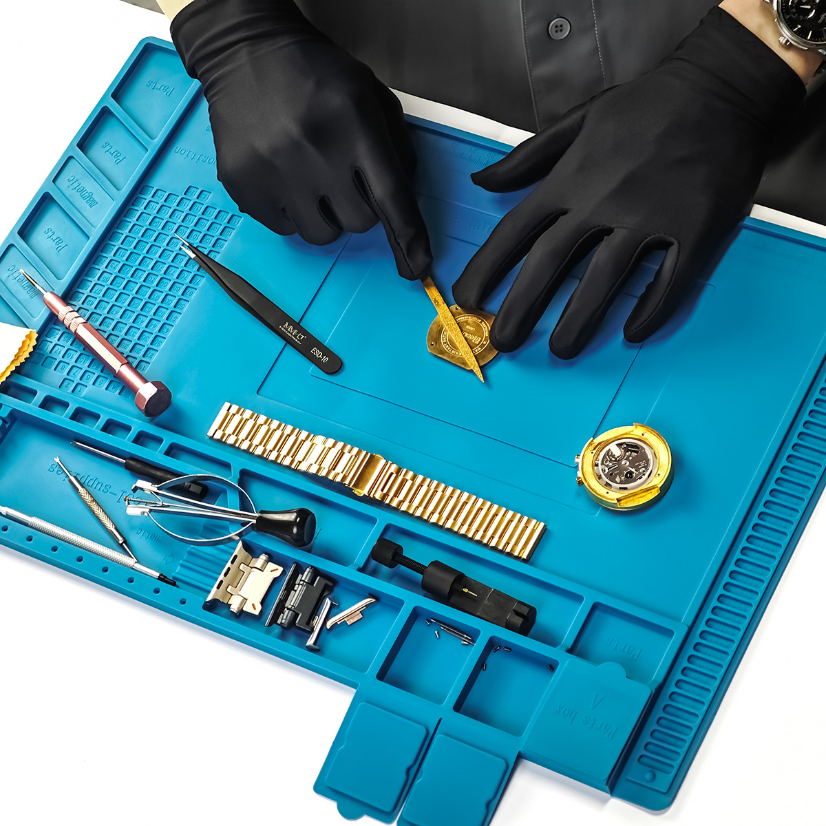 แผ่นซิลิโคนสำหรับซ่อมอุปกรณ์ดิ - Diy Electronics Workbench บทวิจารณ์และราคา