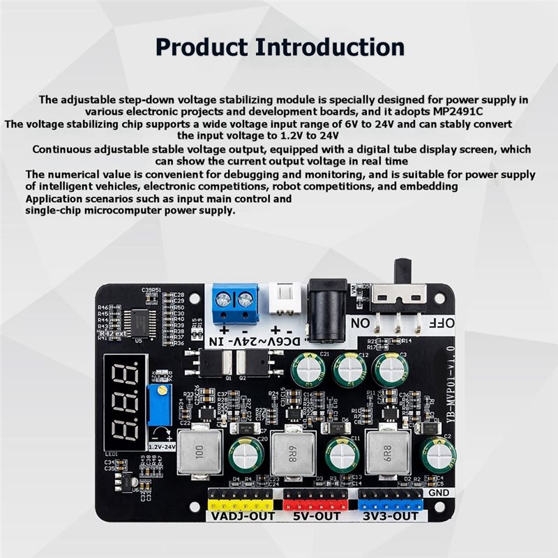 B92B-โมดูลควบคุมแรงดันไฟฟ้า 6- - Diy Electronic Modules บทวิจารณ์และราคา