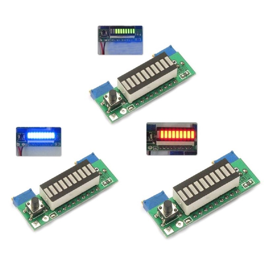 LM3914 10 Segment 3.7V แบตเตอร - Diy Electronics Test Equipment บทวิจารณ์และราคา