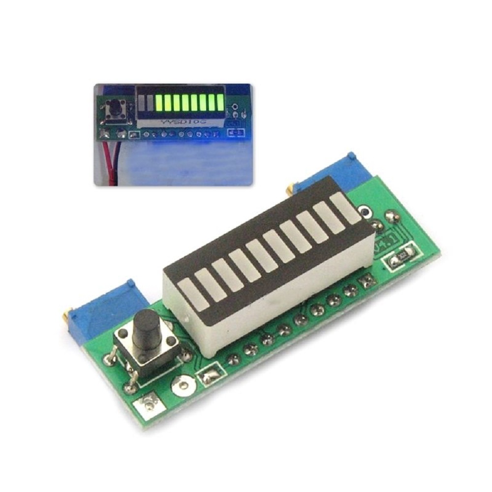 LM3914 10 Segment 3.7V แบตเตอร - Diy Electronics Test Equipment บทวิจารณ์และราคา