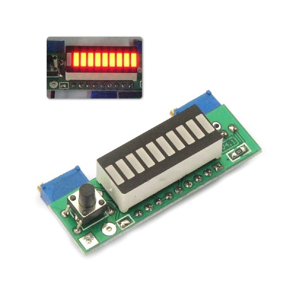 LM3914 10 Segment 3.7V แบตเตอร - Diy Electronics Test Equipment บทวิจารณ์และราคา