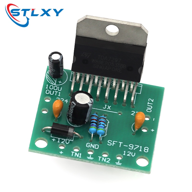 บอร์ดแอมพลิฟายเออร์ TDA7297 ลำ - Diy Audio Electronics Kit บทวิจารณ์และราคา