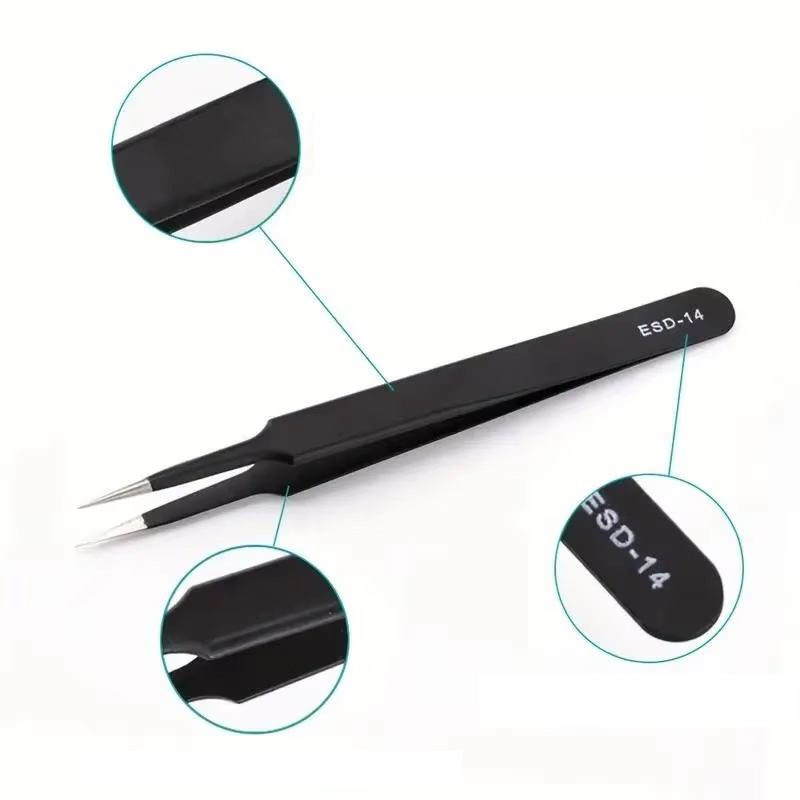 6ชิ้นชุดแหนบยาวที่มีความแม่นยำ - Soldering Iron Kit บทวิจารณ์และราคา